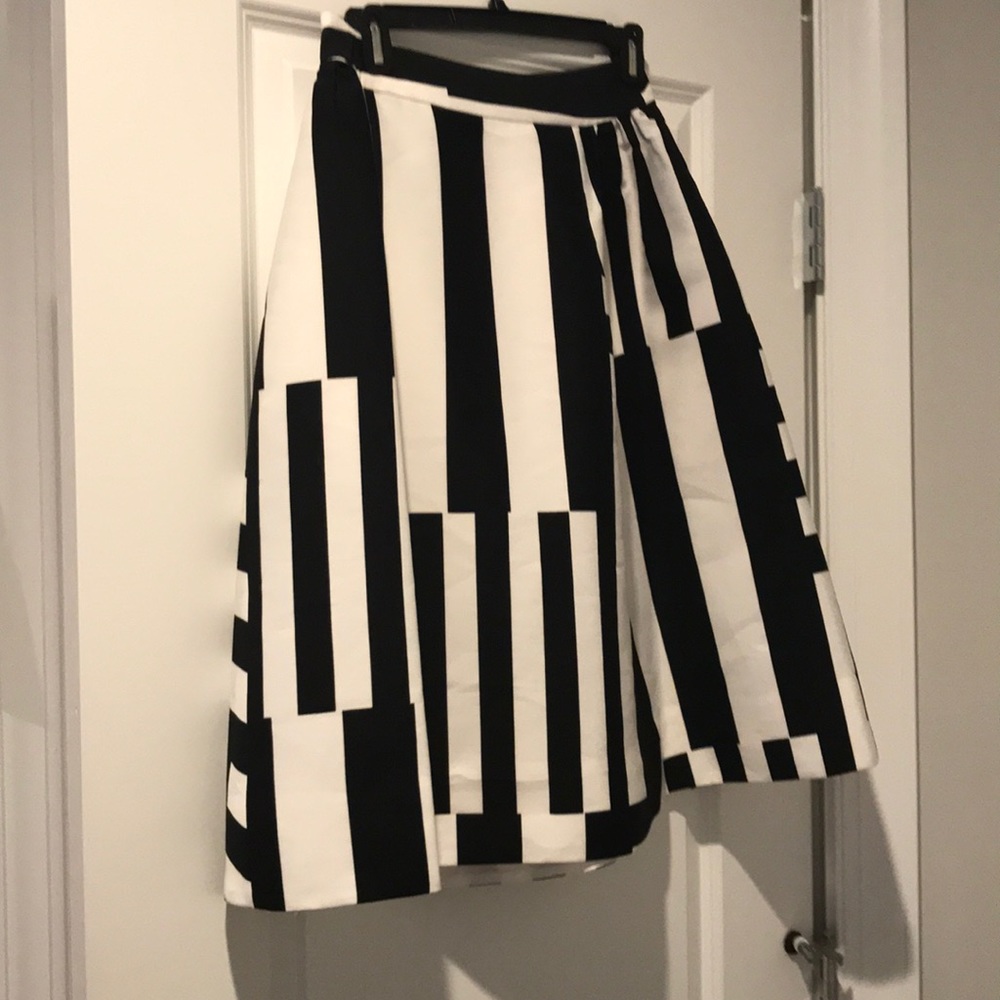 NWT Kate Spade a-line multi-stripe skirt